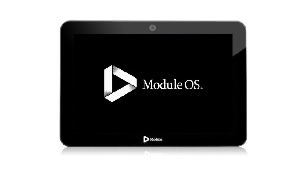 Панель Module с загрузочным экраном Module OS