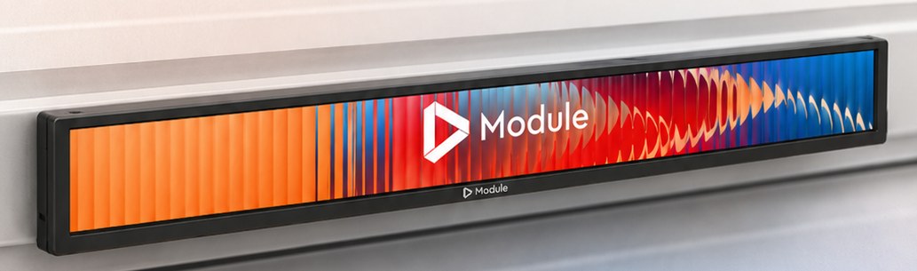 LCD шелф-панель Module SH1920158 на кромке стеллажа